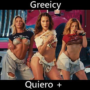 Greeicy - Quiero +(mas) Letra y acordes de guitarra y piano