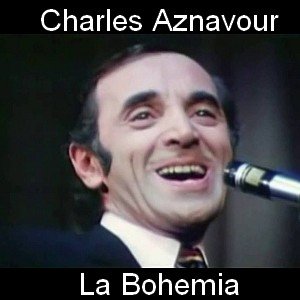 Charles Aznavour - La Bohemia Letra y acordes de guitarra y piano