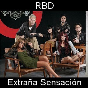 RBD - Extraña Sensación Letra y acordes de guitarra y piano